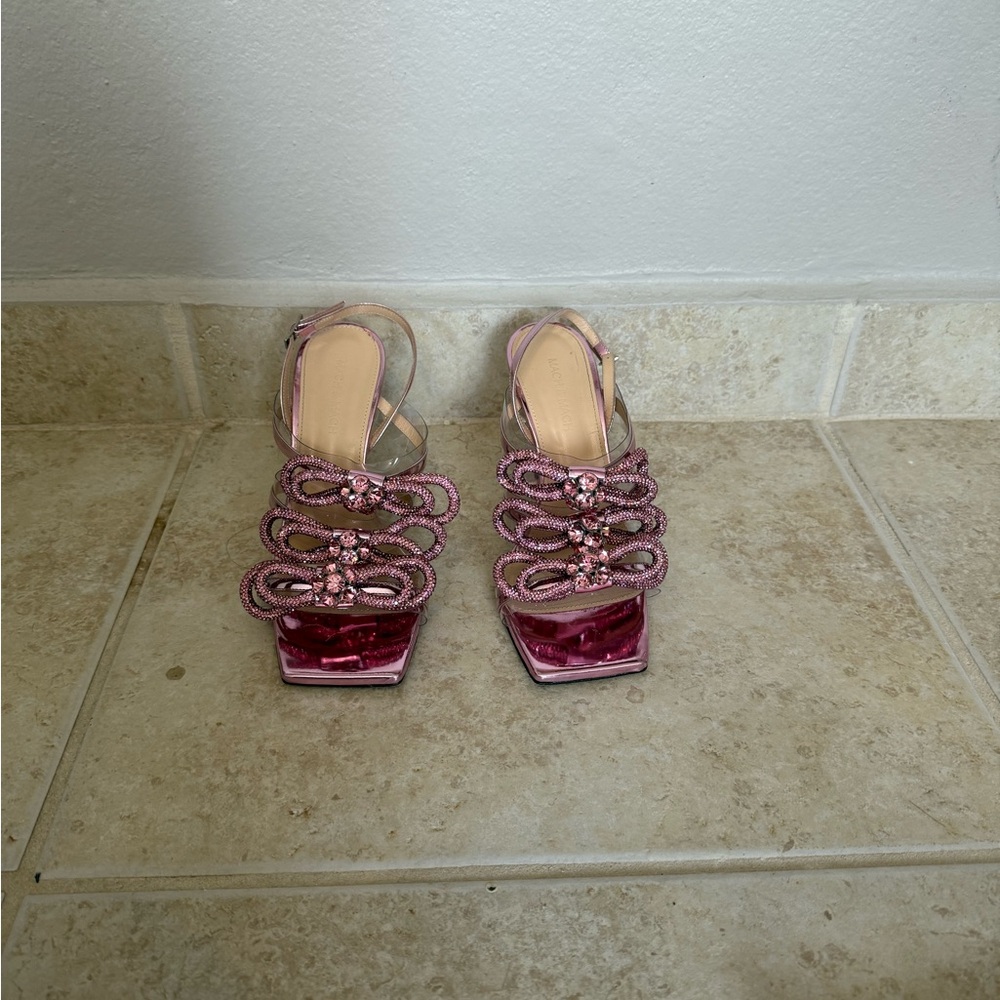 Mach and Mach Pink Embellished Heels